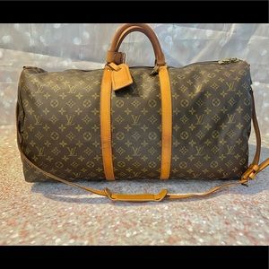 SOLD‼️Louis Vuitton Keepall 60 Bandouliere With All Accessories! 100% Authentic!